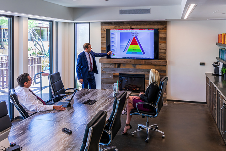 Meeting room interior